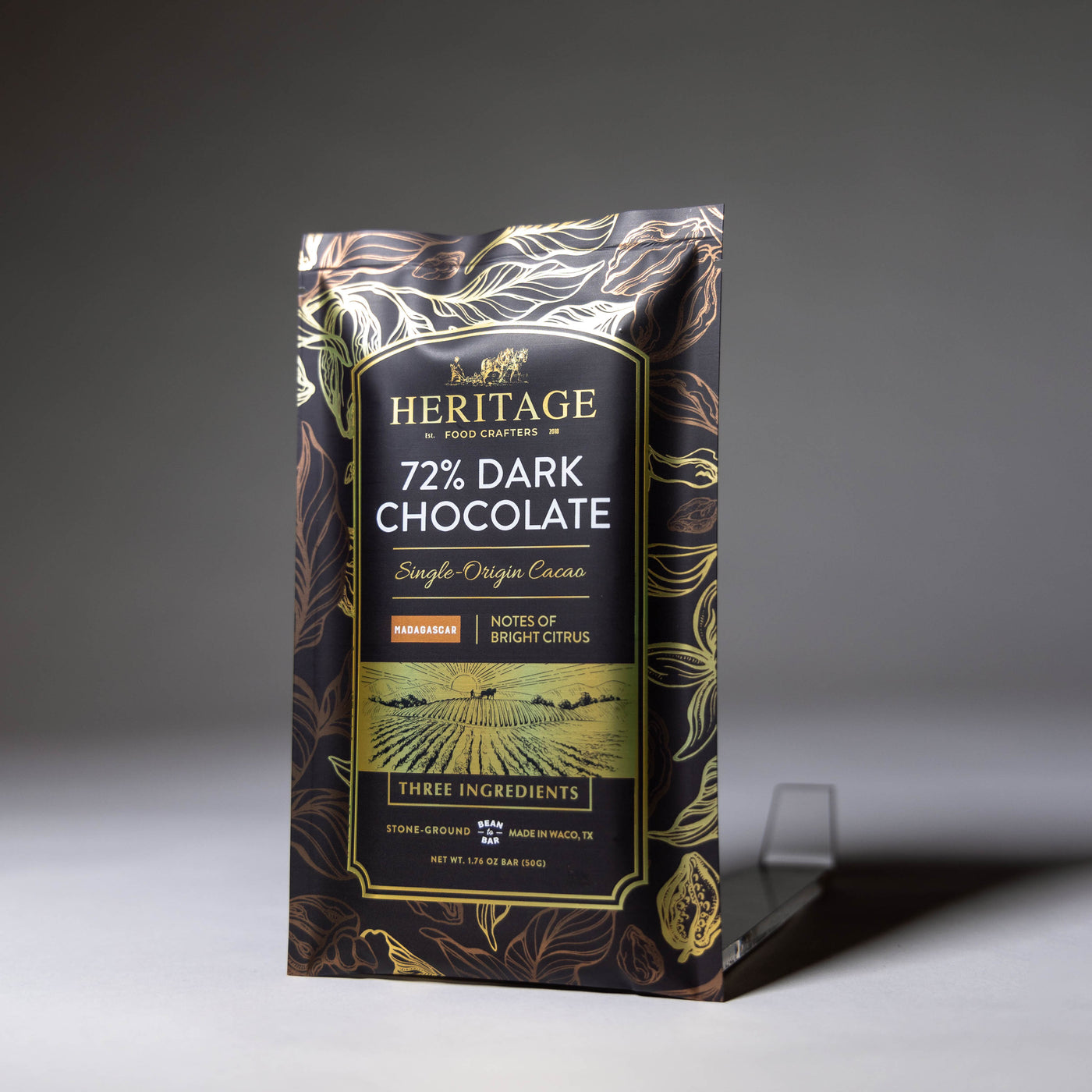 72% Madagascar Chocolate Bar 50g