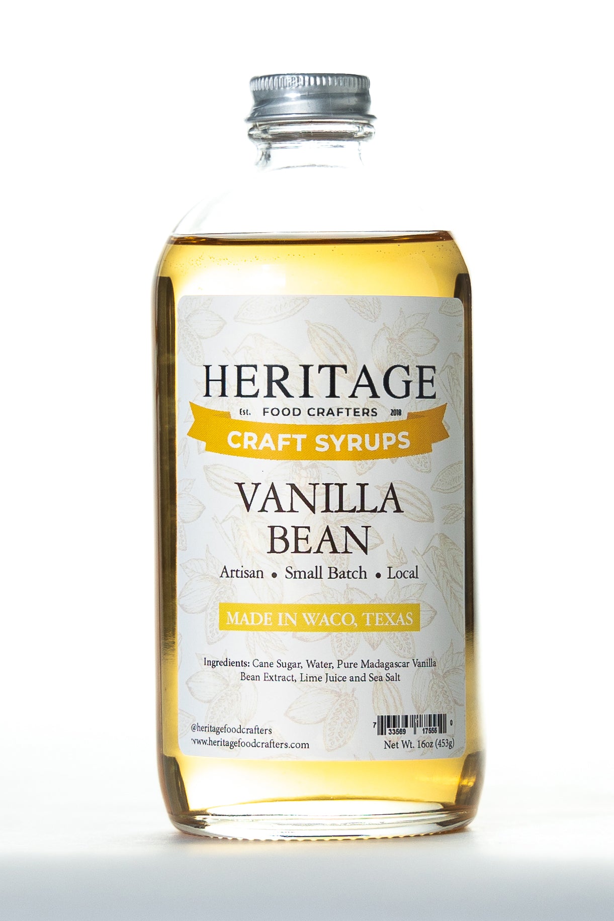 Vanilla Bean Syrup 16oz