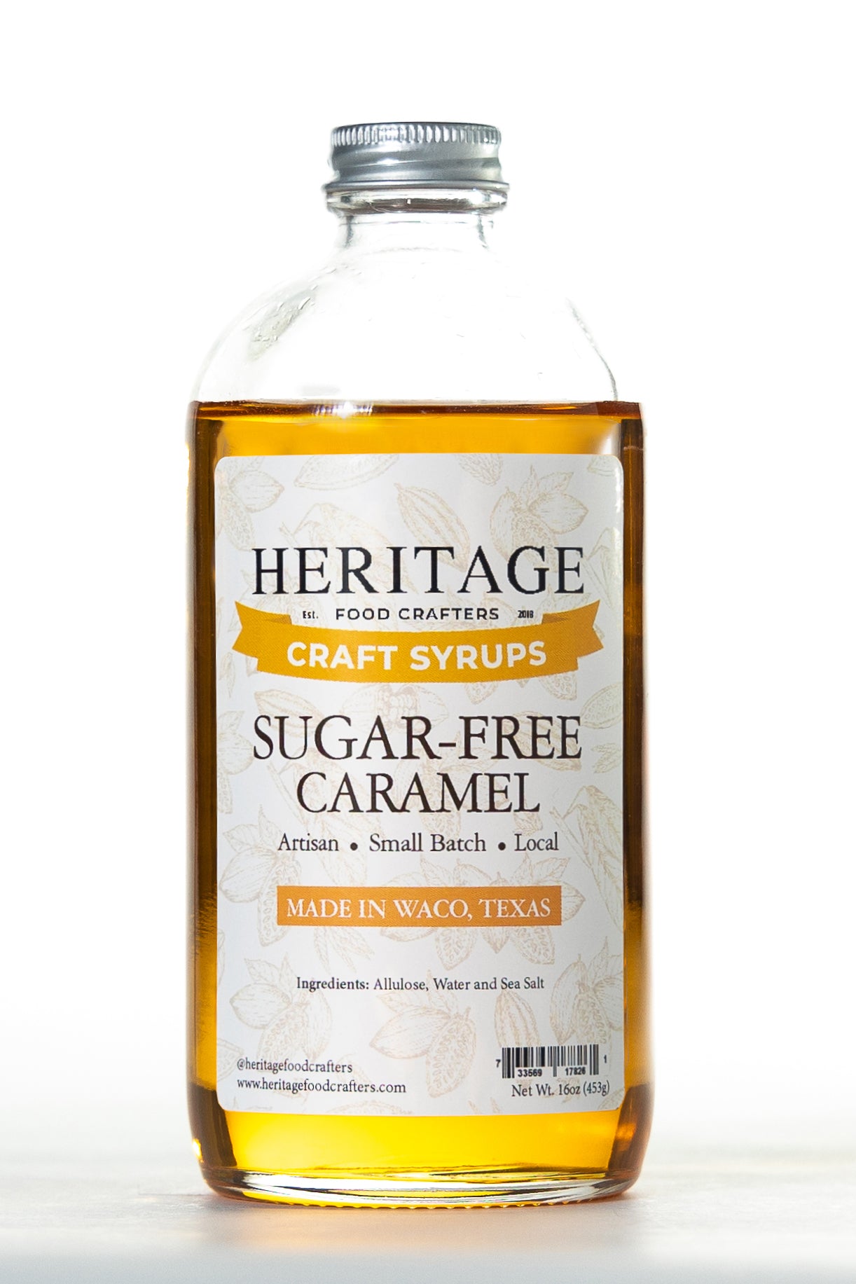 Sugar-Free Caramel Syrup 16oz
