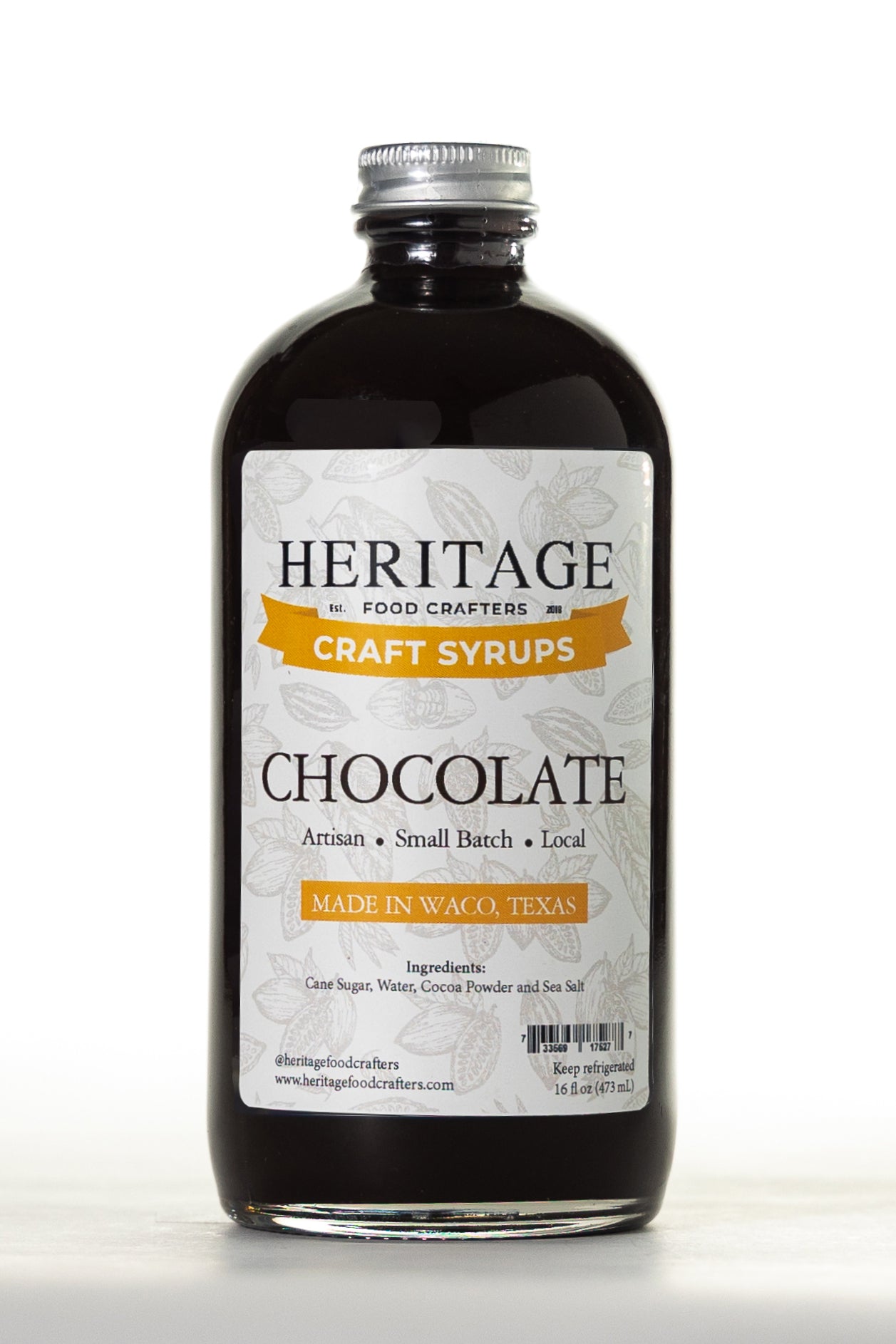 Craft Chocolate Syrup 16oz